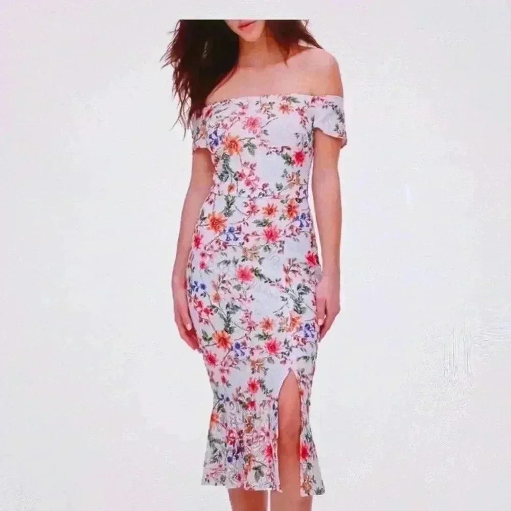 GUESS Women white stretch Zippered cocktail 👗